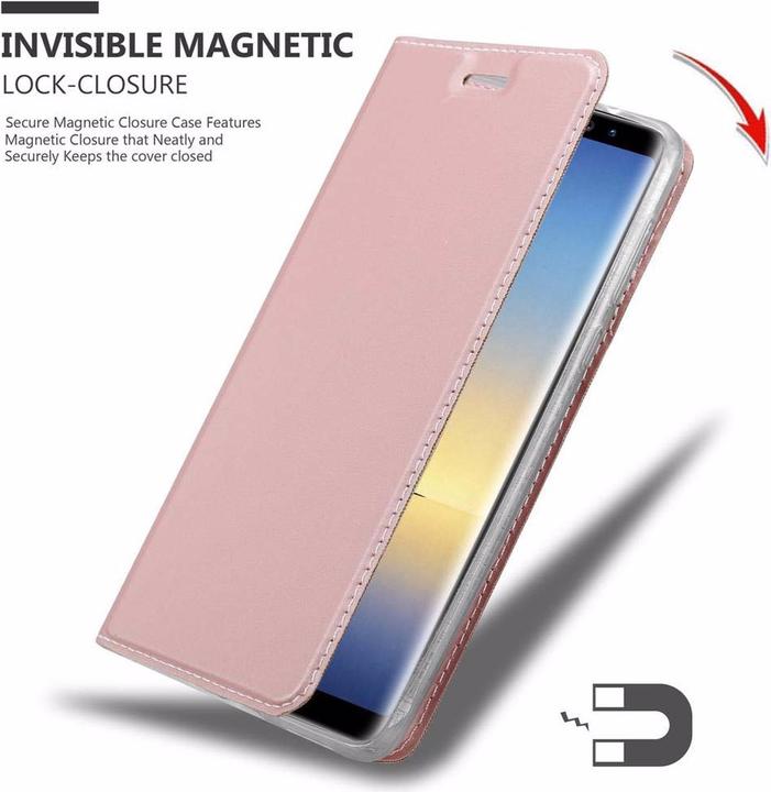 Actual product image Cadorabo Book Classy Style Cover (Samsung Galaxy Note 8)