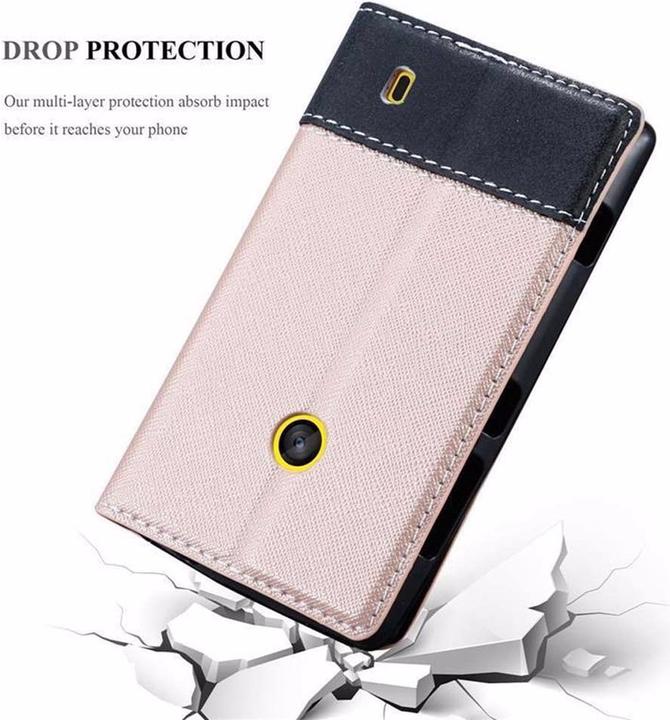 Actual product image Cadorabo Book X Wallet Cover (Nokia Lumia 520)