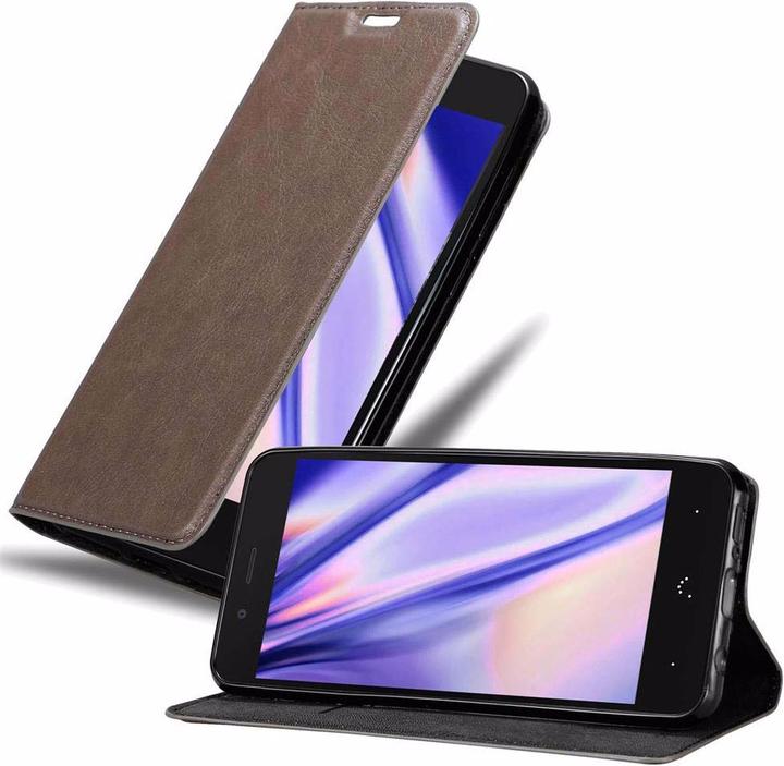 Productafbeelding Cadorabo Boek Onzichtbare Magneethoes (BQ Aquaris X5)