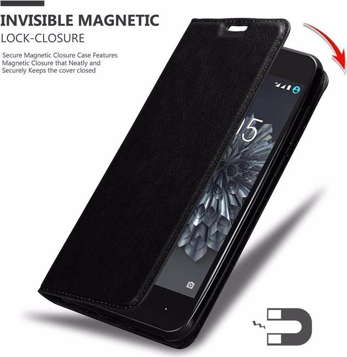 Image du produit Cadorabo Book Couverture magnétique invisible (BQ Aquaris X5)