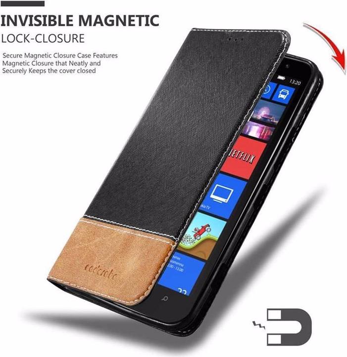 Productafbeelding Cadorabo Boek X Portemonnee Hoesje (Nokia Lumia 1320)