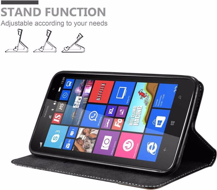Productafbeelding Cadorabo Boek X Portemonnee Hoesje (Nokia Lumia 1320)