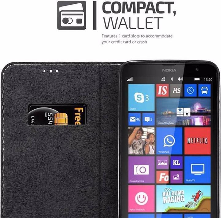 Productafbeelding Cadorabo Boek X Portemonnee Hoesje (Nokia Lumia 1320)