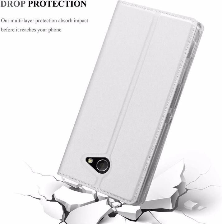 Produktbild Cadorabo Book Classy Style Cover (Sony Xperia M2, Sony Xperia M2 Aqua)