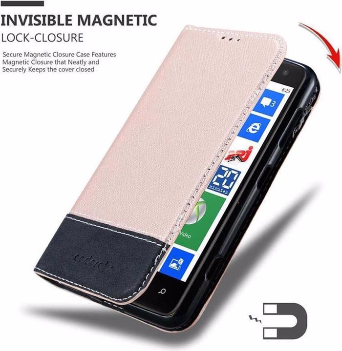 Actual product image Cadorabo Book X Wallet Cover (Nokia Lumia 625)