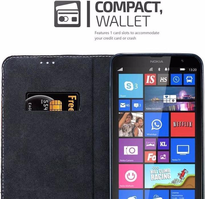 Actual product image Cadorabo Book X Wallet Cover (Nokia Lumia 1320)