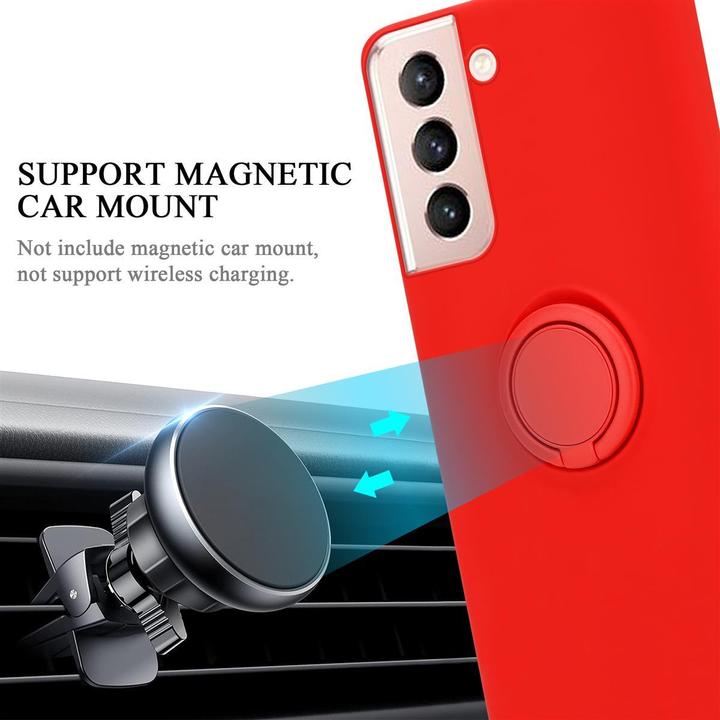 Productafbeelding Cadorabo TPU Vloeibare Ring Silicone Hoesje (Samsung Galaxy S21 5G)