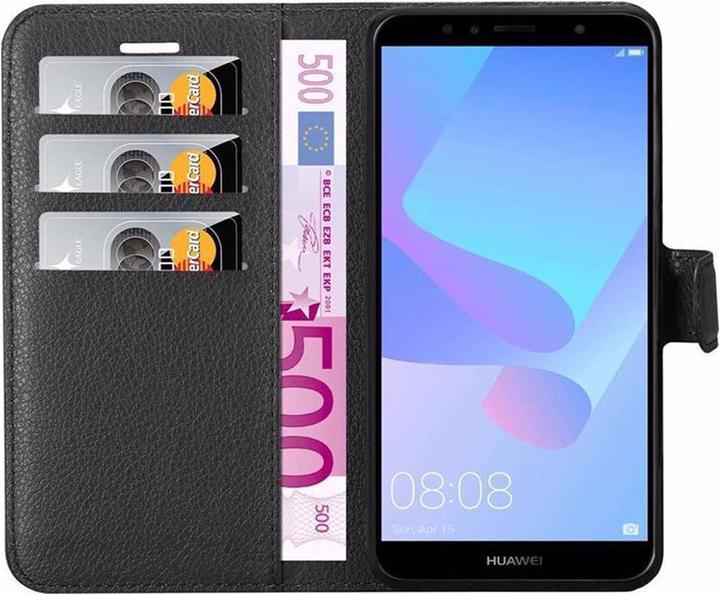 Actual product image Cadorabo Book with stand function cover (Huawei Y6 Prime (2018))