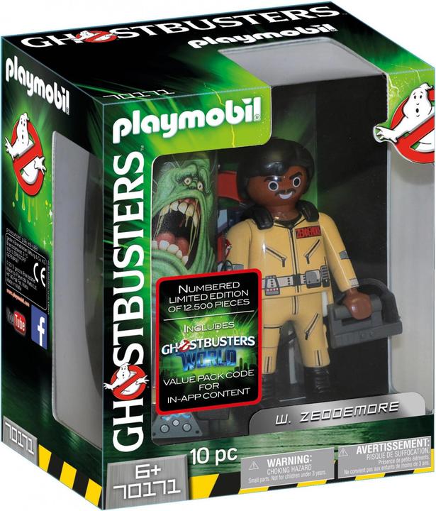 Image du produit Playmobil Ghostbusters Figurine de collection W. Zeddemore (70171, Playmobil Ghostbusters)