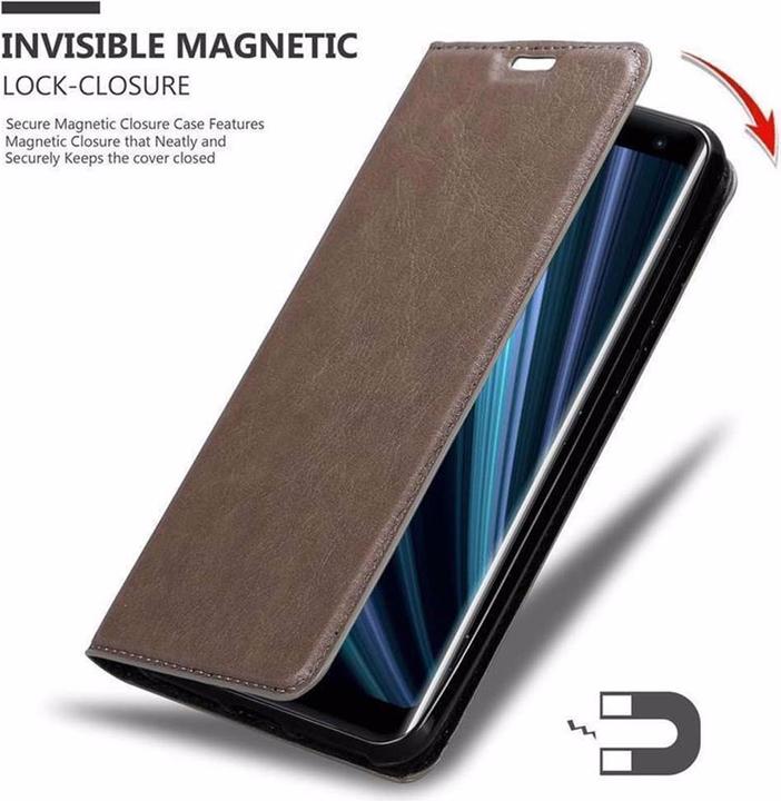 Immagine prodotto Cadorabo Copertina magnetica invisibile del libro (Sony Xperia XZ3)