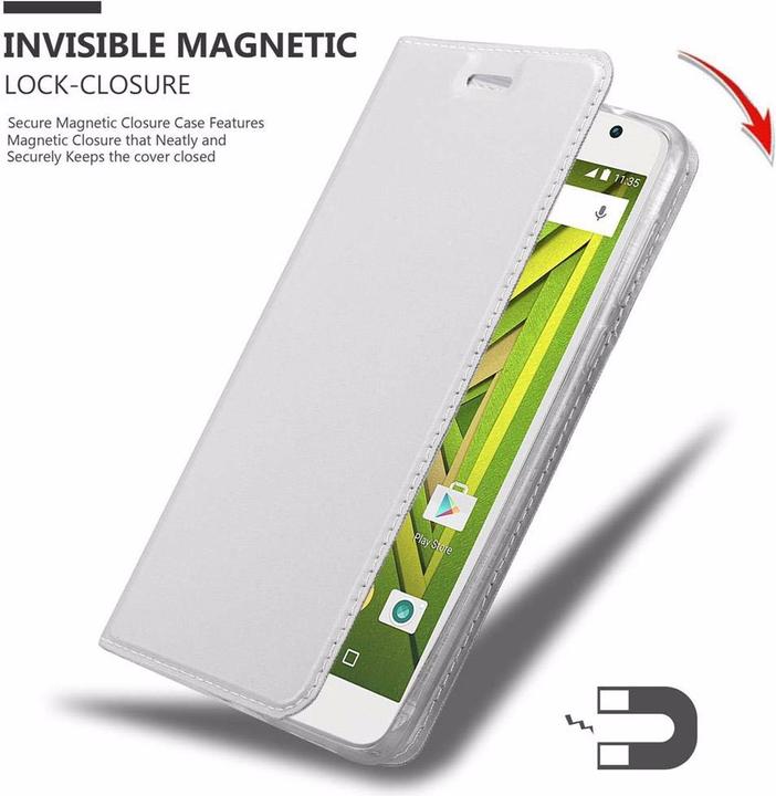 Produktbild Cadorabo Book Classy Style Cover (Motorola Moto X Play)