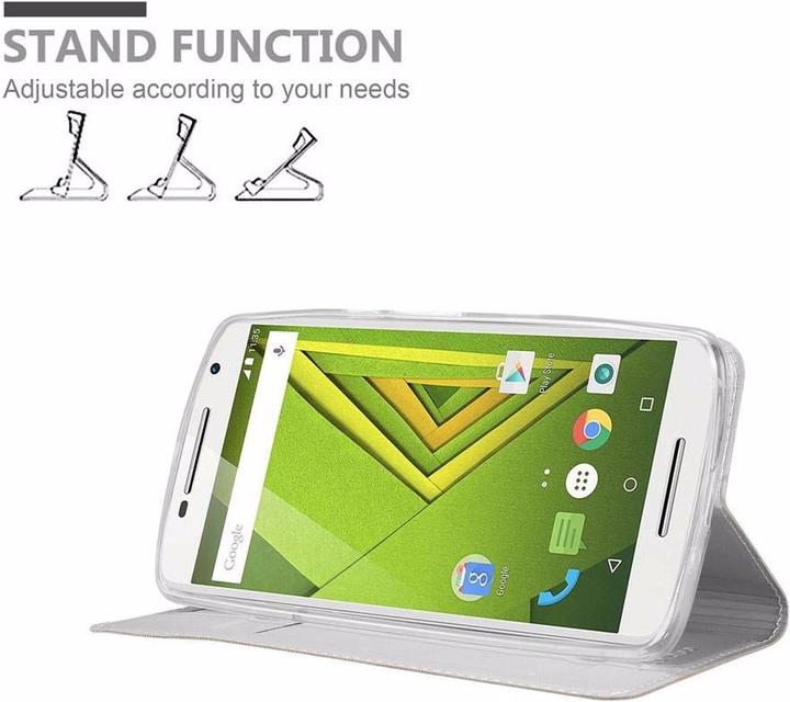 Produktbild Cadorabo Book Classy Style Cover (Motorola Moto X Play)