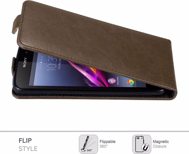 Actual product image Cadorabo Flip like Invisible Cover (Sony Xperia Z1)