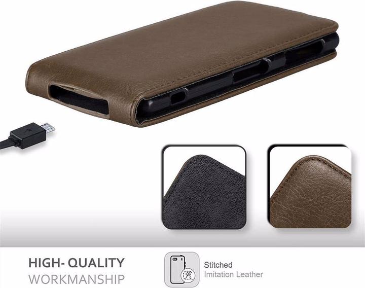 Actual product image Cadorabo Flip like Invisible Cover (Sony Xperia Z1)