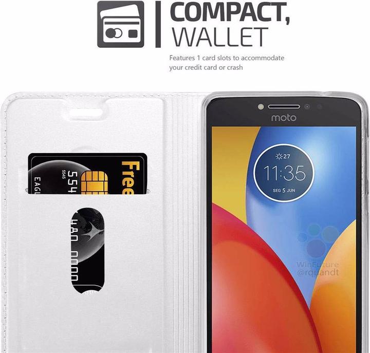 Image du produit Cadorabo Book Classy Style Cover (Motorola Moto E4)
