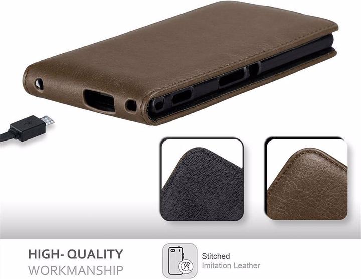 Image du produit Cadorabo Flip comme Invisible Cover (Sony Xperia M2, Sony Xperia M2 Aqua)