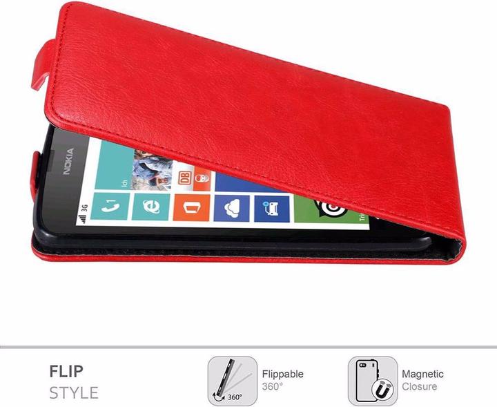 Image du produit Cadorabo Flip comme Invisible Cover (Nokia Lumia 630, Nokia Lumia 635)