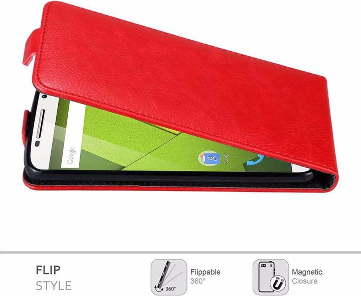 Image du produit Cadorabo Flip comme Invisible Cover (Motorola Moto X Play)