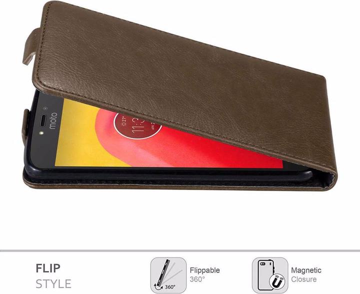 Actual product image Cadorabo Flip like Invisible Cover (Motorola Moto C)