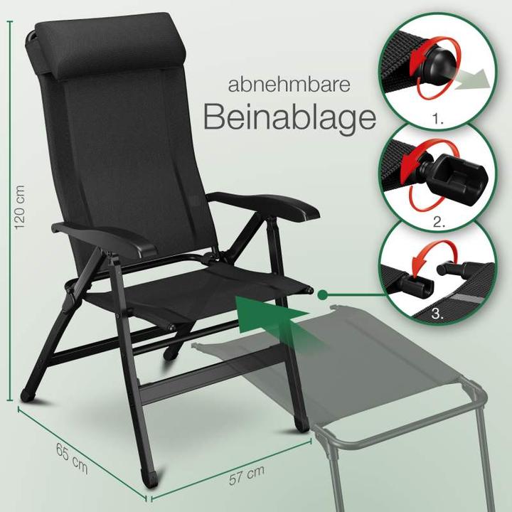 Produktbild Aktivshop Klappstuhl aktiv Camping mit Beinauflage