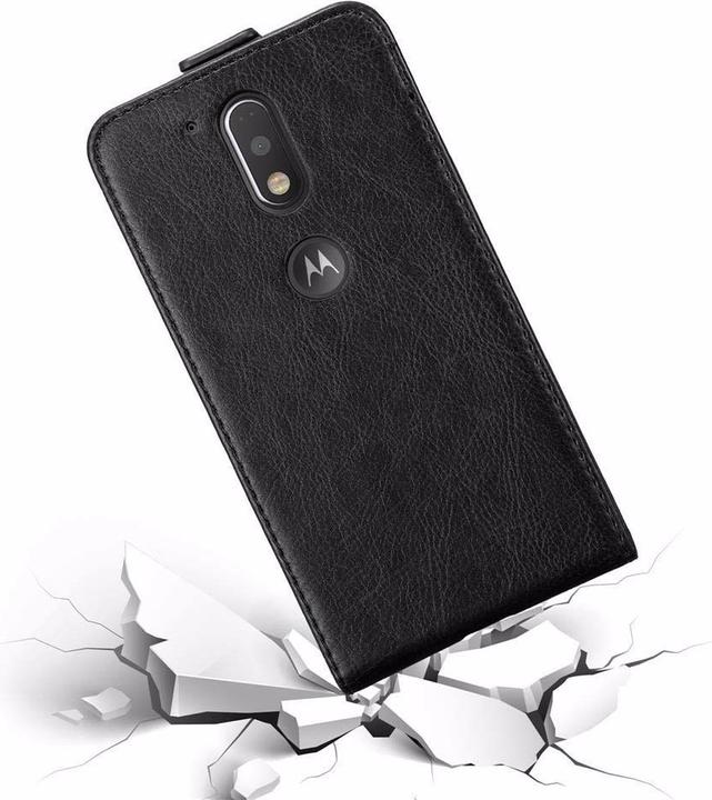Immagine prodotto Cadorabo Flip come copertura invisibile (Motorola Moto G4 Plus, Motorola Moto G4)