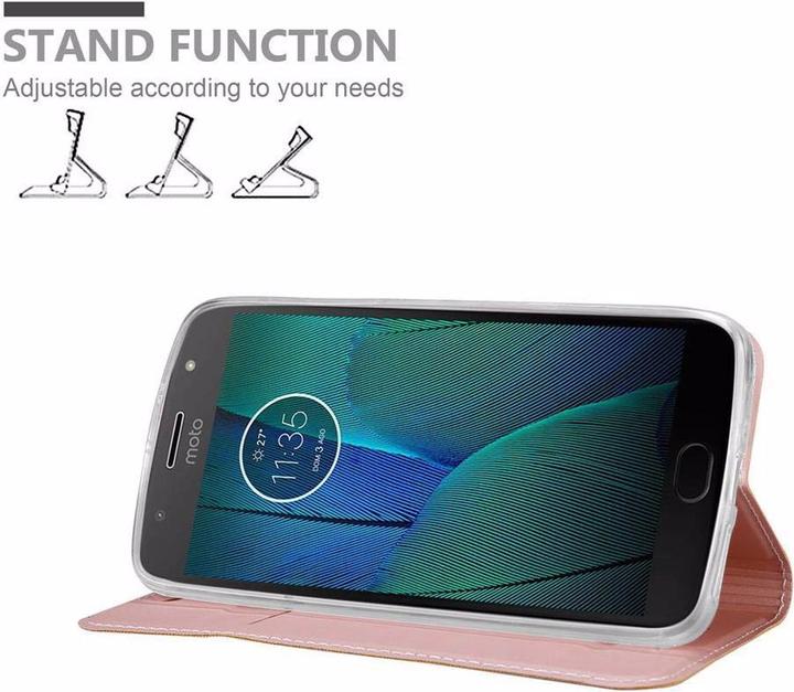 Actual product image Cadorabo Book Classy Style Cover (Motorola Moto G5S)