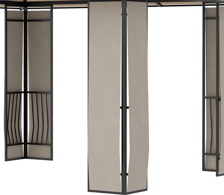 Produktbild Outsunny Pavillon mit Polycarbonatplatten-Dach (300 cm, 320 cm)