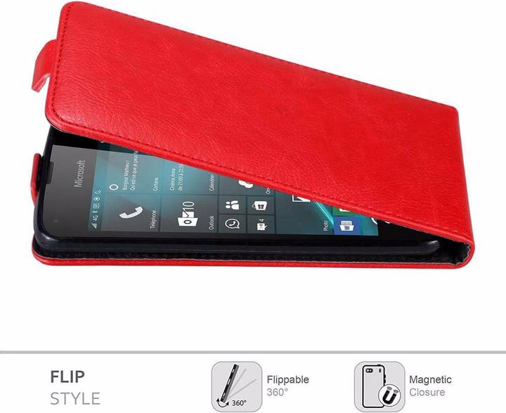 Productafbeelding Cadorabo Flip als onzichtbaar deksel (Microsoft Lumia 550)