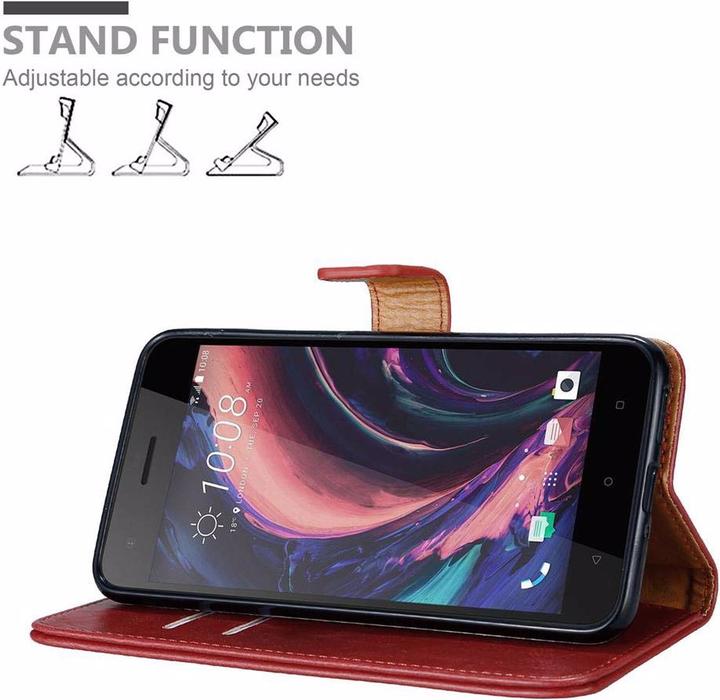 Actual product image Cadorabo Book Luxury Cover (HTC Desire 10 Pro)