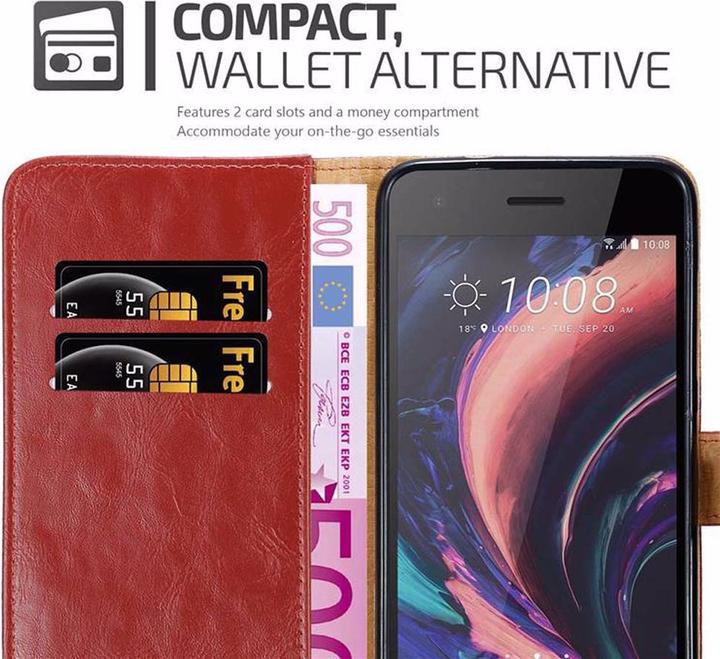 Actual product image Cadorabo Book Luxury Cover (HTC Desire 10 Pro)