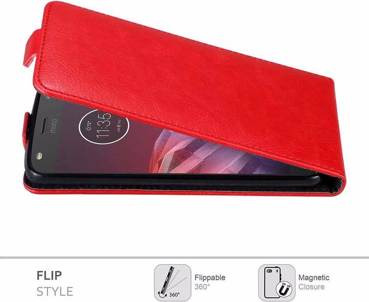 Immagine prodotto Cadorabo Flip come copertura invisibile (Motorola Moto Z2)