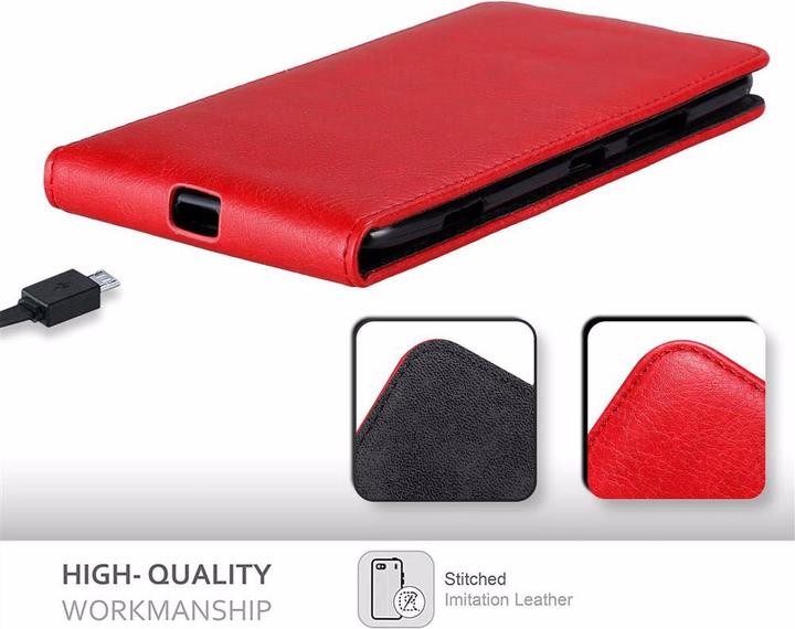 Image du produit Cadorabo Flip comme Invisible Cover (Nokia Lumia 1320)