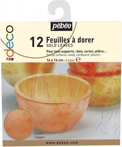Immagine prodotto Pebeo Deco Foglia D'Oro Astuccio 12 Fogli Rame