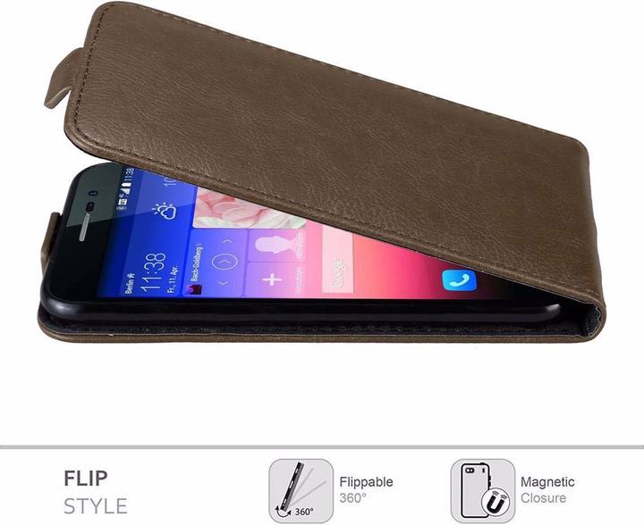 Immagine prodotto Cadorabo Flip come copertura invisibile (Huawei Ascend P7)