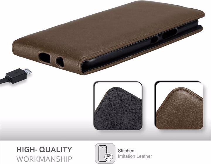 Produktbild Cadorabo Flip wie Invisible Cover (Motorola Moto X4)