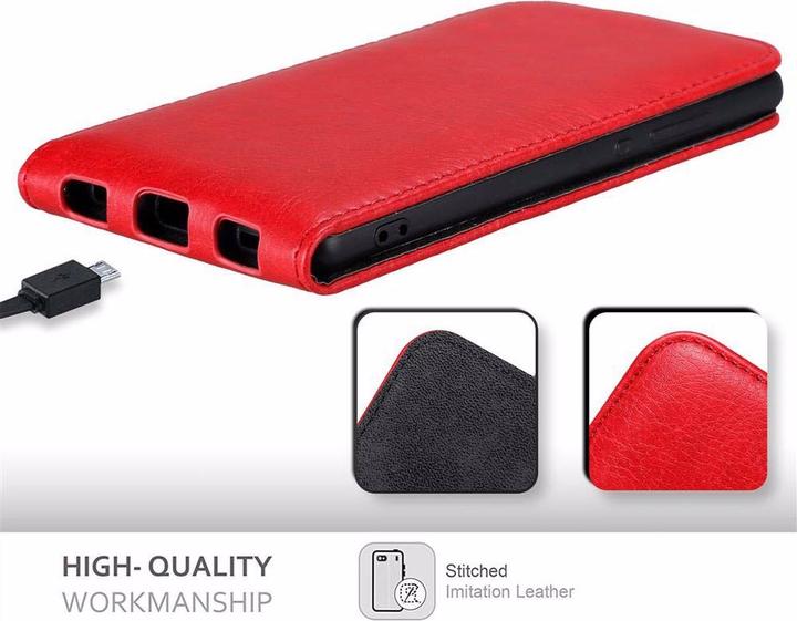 Actual product image Cadorabo Flip like Invisible Cover (Huawei P8)