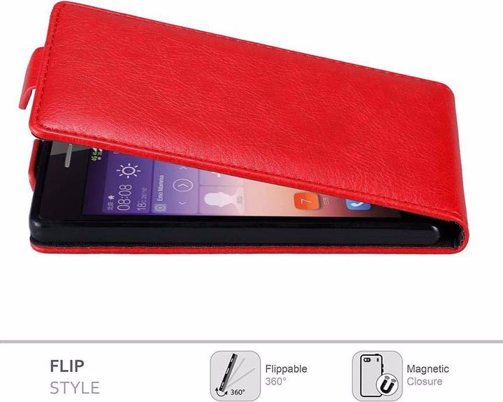 Image du produit Cadorabo Flip comme Invisible Cover (Huawei Ascend P7)