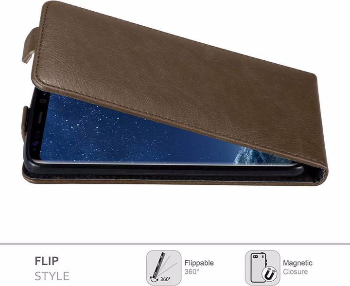 Immagine prodotto Cadorabo Flip come copertura invisibile (Samsung Galaxy S8+)