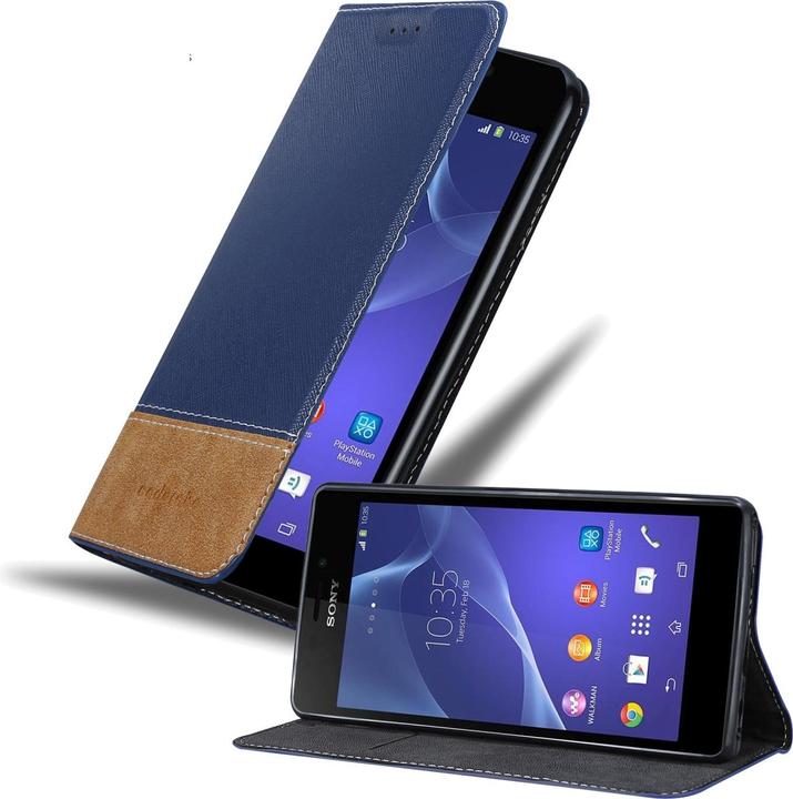Actual product image Cadorabo Book X Wallet Cover (Sony Xperia M2 Aqua, Sony Xperia M2)