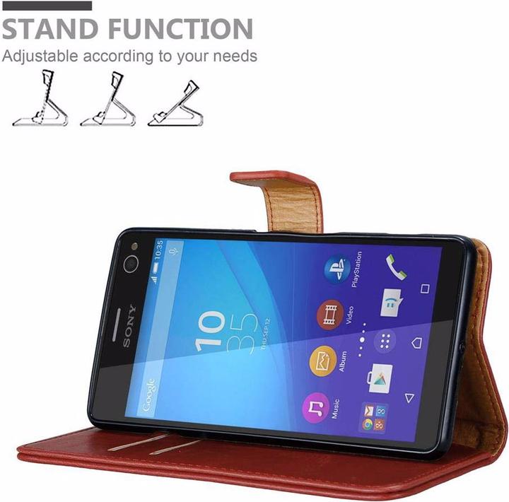 Actual product image Cadorabo Book Luxury Cover (Sony Xperia C4)