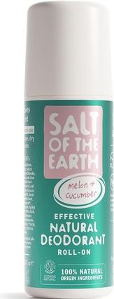 Actual product image Salt Of-The-Earth - Natural Ball Deodorant With Watermelon And Cucumber Pure Aura ( Natura L (Roll-on, 75 ml)