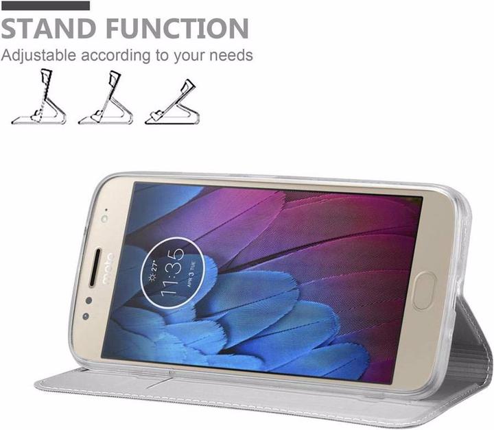 Produktbild Cadorabo Book Classy Style Cover (Motorola Moto G5S Plus)