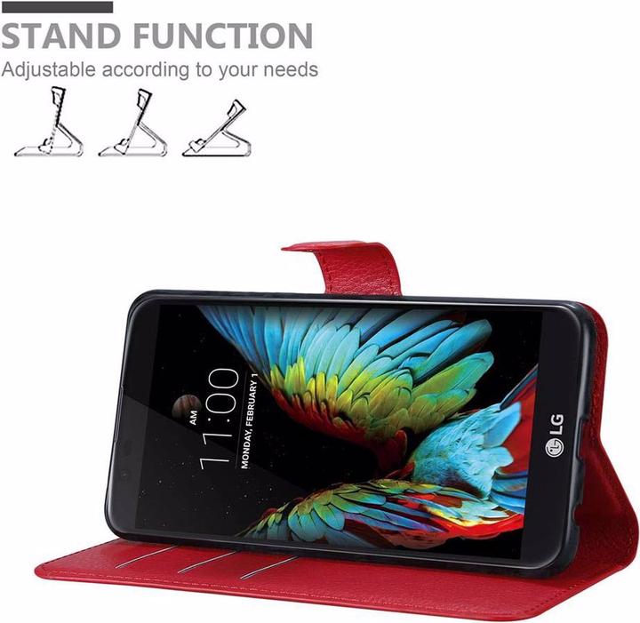 Produktbild Cadorabo Book mit Standfunktion Cover (LG K10)