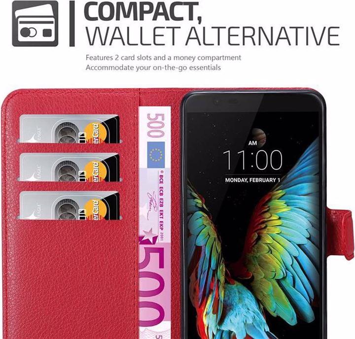 Produktbild Cadorabo Book mit Standfunktion Cover (LG K10)