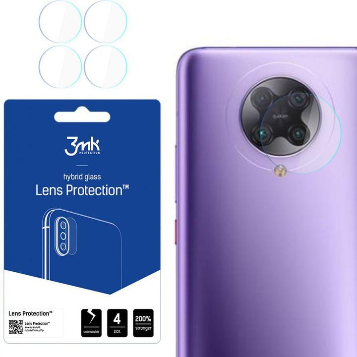 Image du produit 3MK Lens Protect Xiaomi Poco F2 Pro Ochrona na obiektyw aparatu 4szt (1 pièce(s), Xiaomi Poco F2 Pro)