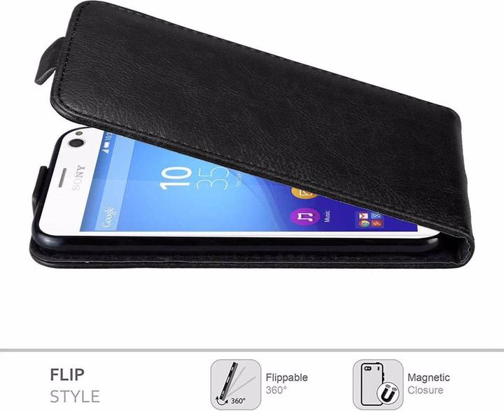 Immagine prodotto Cadorabo Flip come copertura invisibile (Sony Xperia C4)