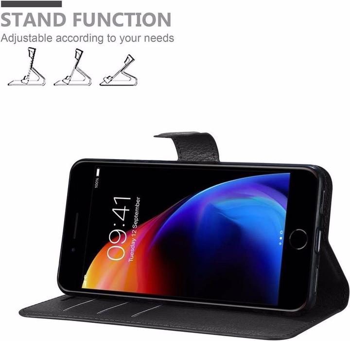 Actual product image Cadorabo Book with stand function cover (Apple iPhone 7 Plus)