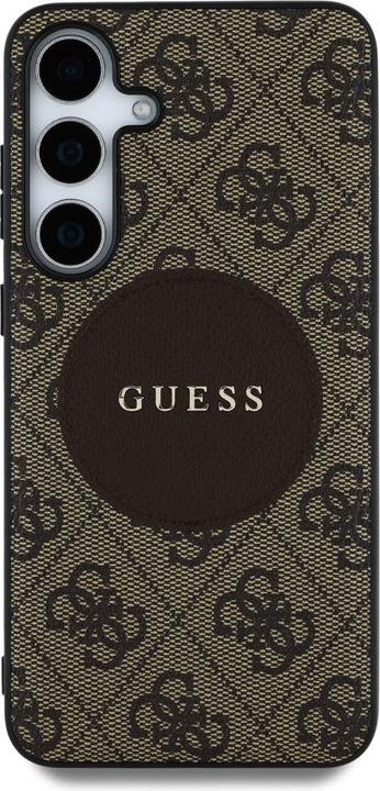 Produktbild Guess Etui 4G Round Patch Classic Logo MagSafe do Samsung Galaxy S25 Plus brÄ zowy (Samsung Galaxy S25+)