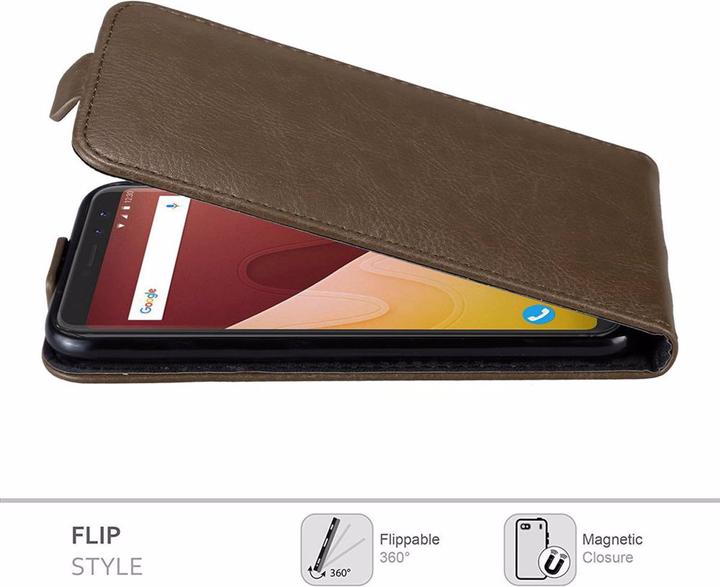 Actual product image Cadorabo Flip like Invisible Cover (Wiko View Prime)