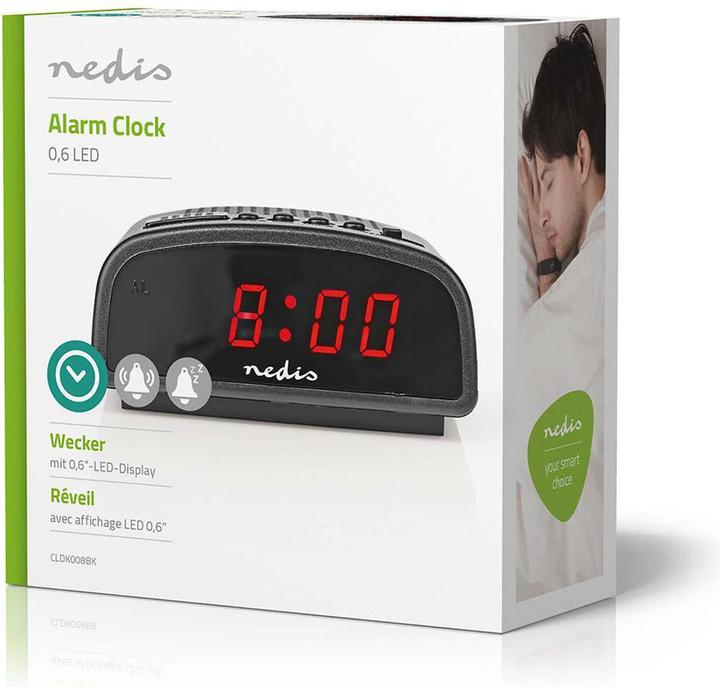 Actual product image Nedis Digital desk alarm clock